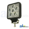 A-WL10E Work Lamp, E-Series LED, Flood, Square PN: WL10E