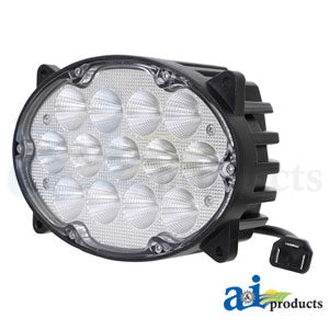 A-WL1370 Work Lamp, LED, Flood, Hi / Low, Oval PN: WL1370
