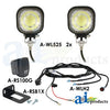 A-WL525KT Light Kit, LED, Flood, 2 Lights, Harness, Switch PN: WL525KT