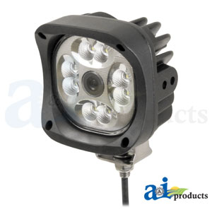 Work Lamp W/ Camera, LED, Flood, Square WL89CC A&I Part No: A-WL89CC
