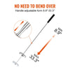 Telescoping Magnetic Sweeper Pickup Tool, 3.5inch Handheld Screws 35LB Pull