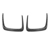 Automotive dry carbon fiber front bumper grille