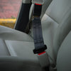 2Pcs Car Seat Belt Extender 14.37in Buckle Tongue Webbing Extension