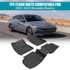 Car Floor Mats For 21-23 Hyundai Elantra & 22-23 Elantra N Cargo Liners Carpet
