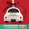 The Blue Christmas Car Pendant Has  Adorable And Dainty Design