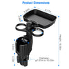 Car Cup Holder Tray Phone Holder expandable Detachable 360 Degree Rotatable