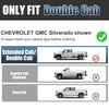 For 19-24 Chevy Silverado 1500 Double Cab 6 Running Boards Bars Side Steps