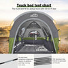 Truck Bed Tent With Awning, Fits 5.5-5.8FT Truck, PU3000mm Waterproof