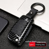 Automotive Carbon Fiber Silicone Key Cover Case Buckle