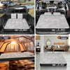 Inflatable Mattress Air Bed, With Phone Slot And Cup holder, 2 Pillows