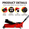Floor Jacks, 3.5 Ton Low Profile Floor Jacks Unavailable Platforms- Welfel