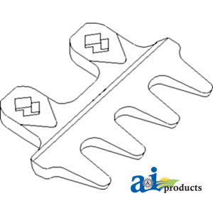 A-BG424 Guard, Knife, Bottom, Tiger Jaws PN: BG424