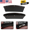 2pcs Car Seat Gap PU Leather Catch CatcherPocket Storage Organizer