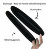 2pcs Car Seat Gap PU Leather Catch CatcherPocket Storage Organizer