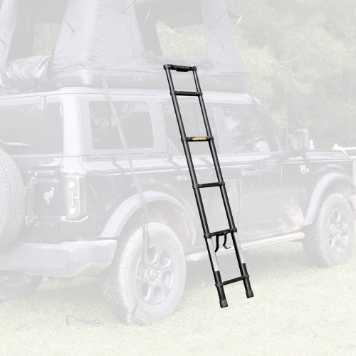 Roof Top Tent And Roof Rack Use Portable Folding Aluminium Telescopic Ladder