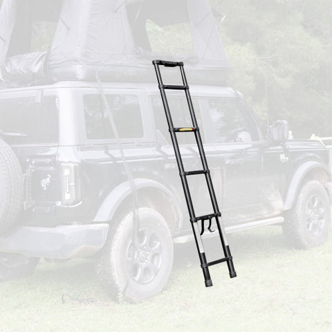 Roof Top Tent And Roof Rack Use Portable Folding Aluminium Telescopic Ladder