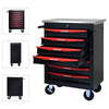 7 Drawers Multifunctional Tool Cart With Wheels,Metal Rolling