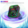 Car MP3 Bluetooth 5.0 Wireless FM Transmitter Adapter 2USB - PD Fast Charger AUX