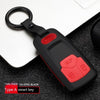 Automotive Carbon Fiber Silicone Key Cover Case Buckle