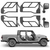 Tube Doors With Side View Mirror For 2018-2024 Wrangler JL JLU