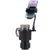 1Pc 2 In 1 Car Cup Phone Holder  360 Degree Rotating Phone Mount