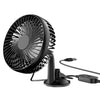 Car Cooling Fan Portable Rotatable USB Dashboard Window Suction Fan  3 Speeds