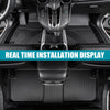 Car Floor Mats For 2020-2022 Ford Escape All-Weather TPE Rubber Cargo Liners