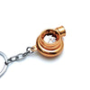 Automotive Turbine Keychain Metal Creative Luminous LED