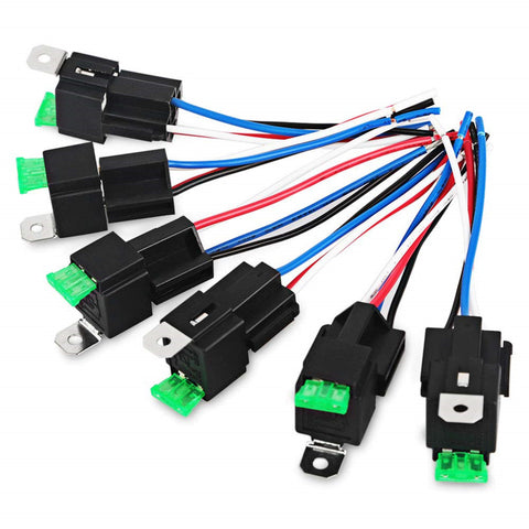 6-pack 30A Fuse Relay 12V Automotive Electrical Appliances
