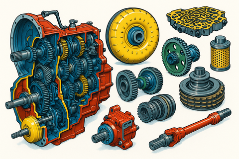 A-R71753 Gear, 2nd Planetary Brake, Powershift PN: R71753