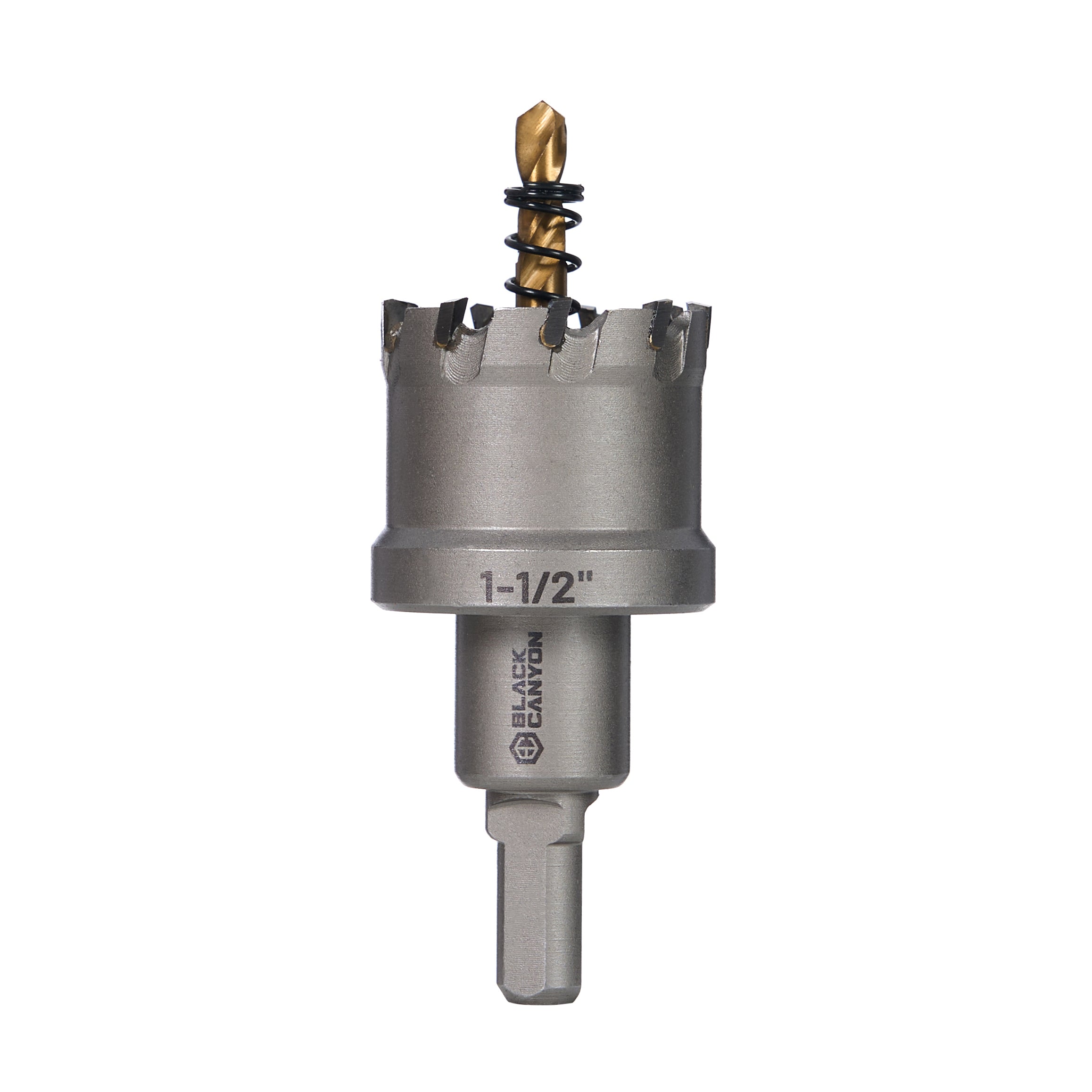1-1/2″ Carbide Hole Saw, 3-Flat Shank, 1 pc