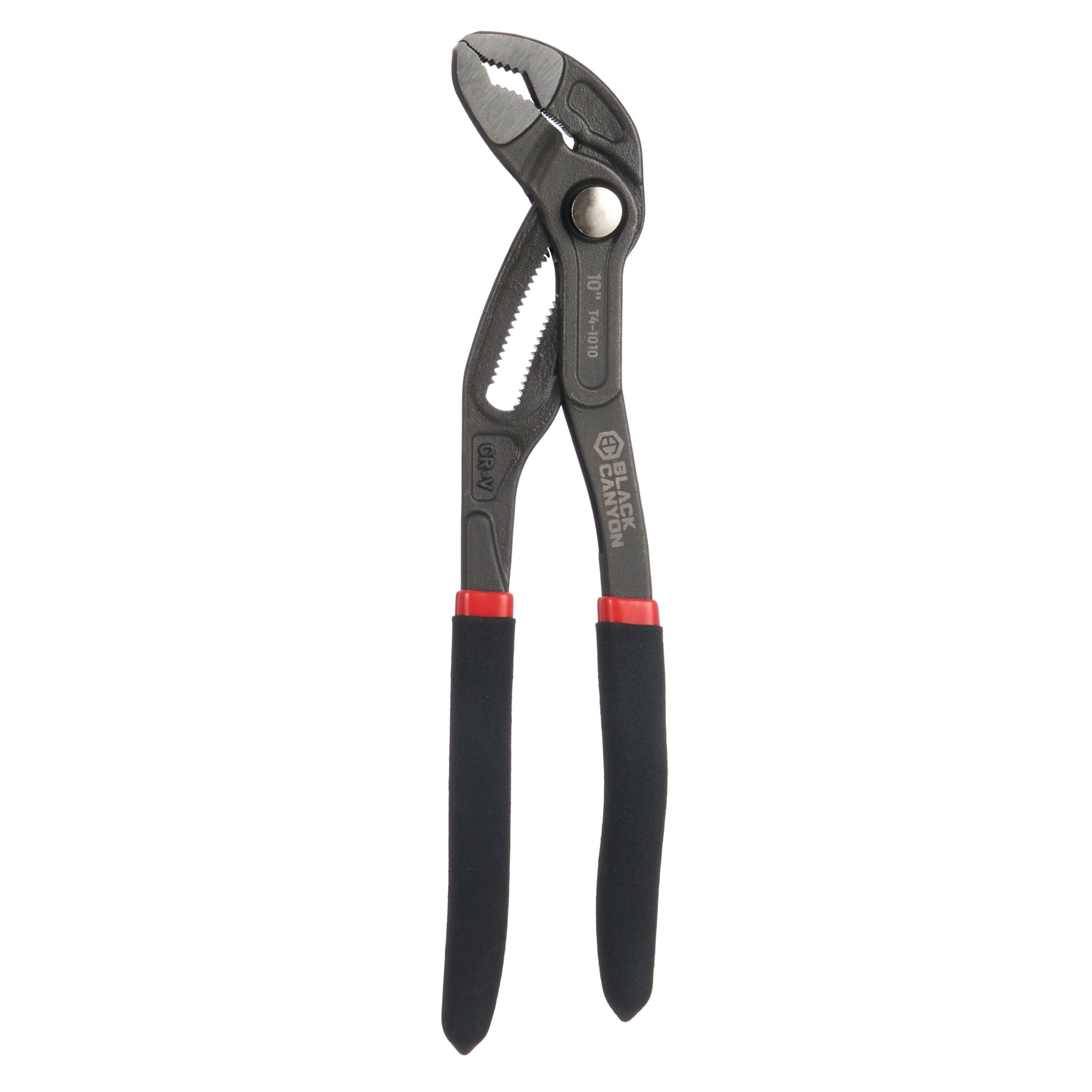 10″ Tongue & Groove Pliers w/ Push Button, Comfort Grip