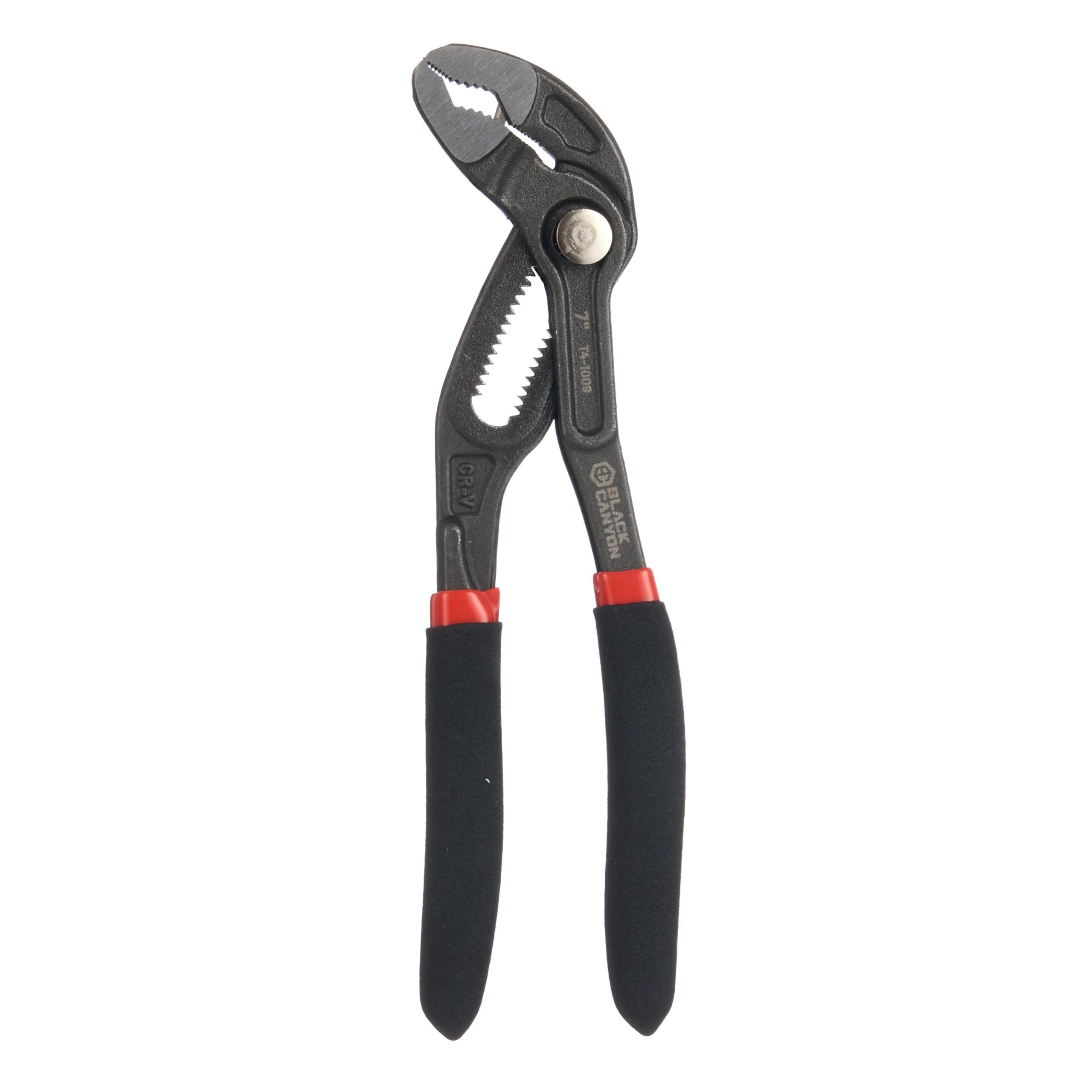 7″ Tongue & Groove Pliers w/ Push Button, Comfort Grip