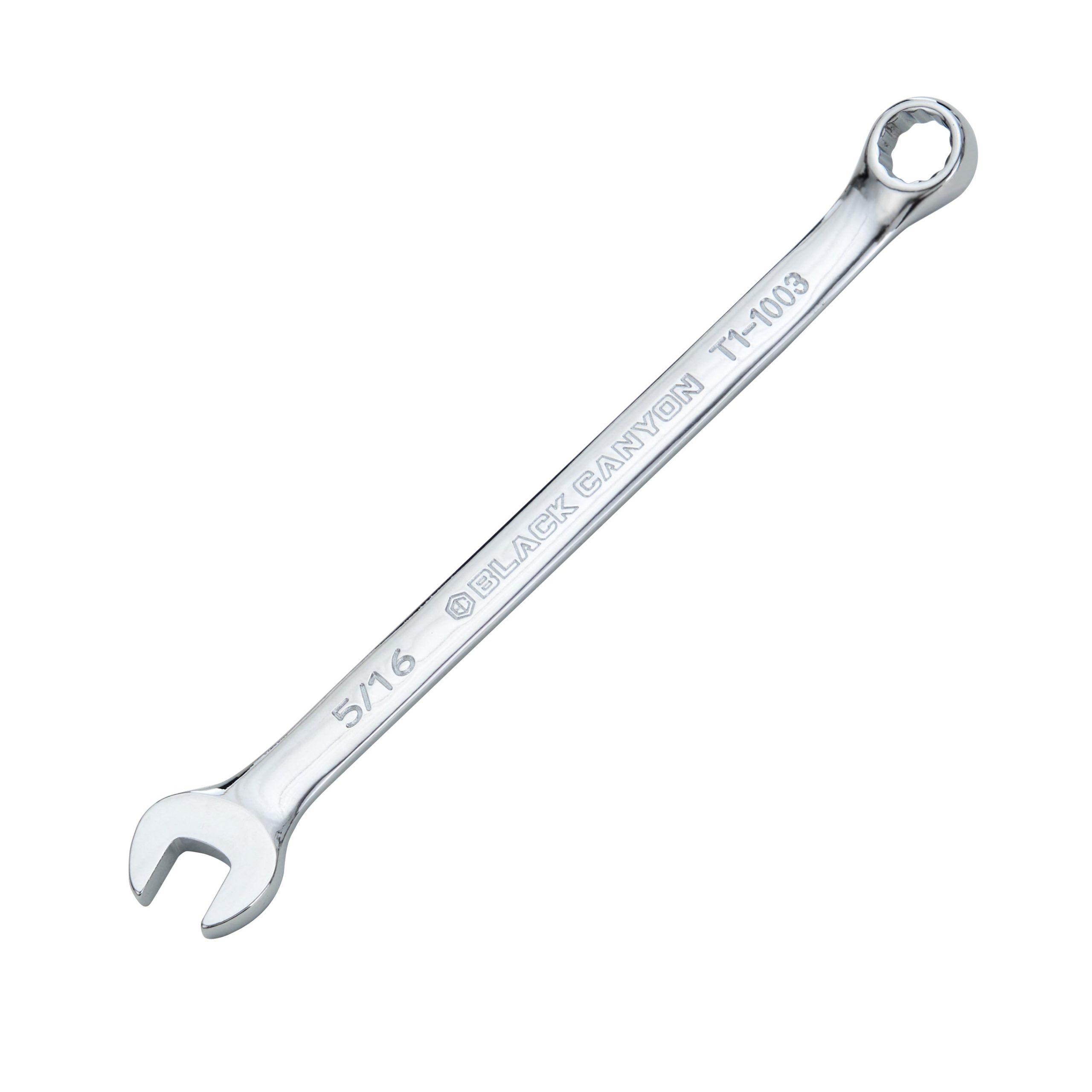 5/16″ Combination Wrench, 12-Point Box End & Hex Opening