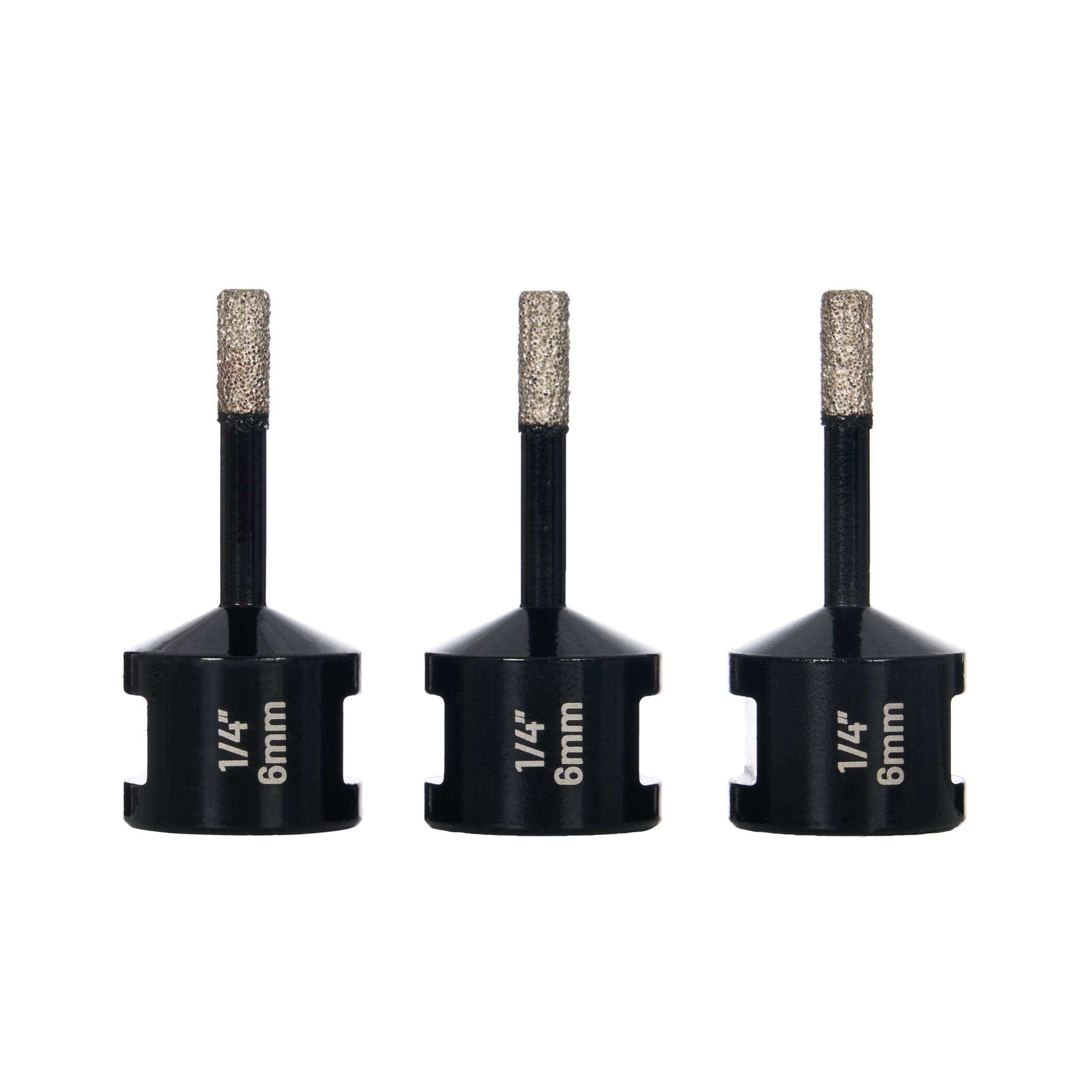 Diamond Hole Saw, 1/4″, 3-pack