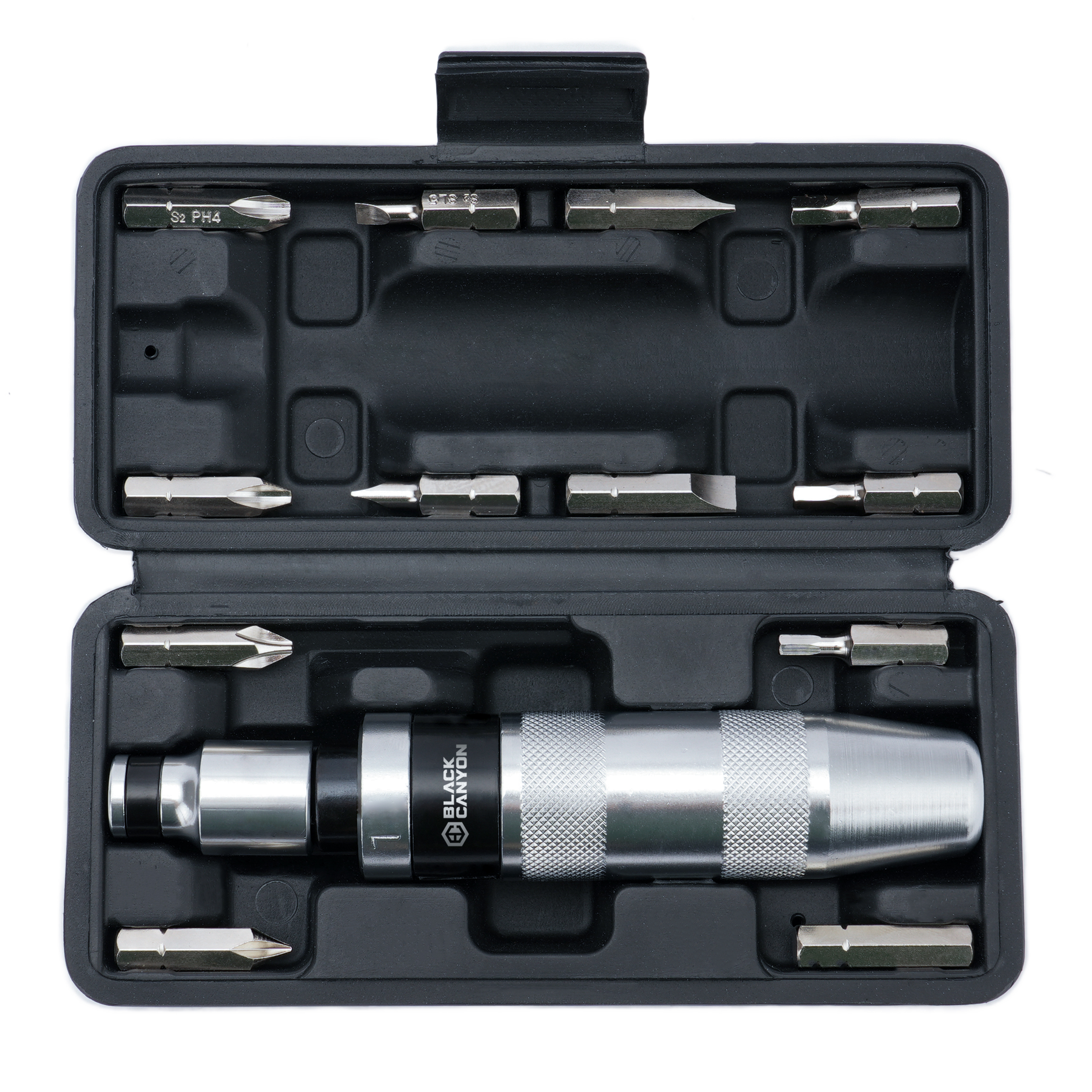 Hand Impact Driver Kit, 13-Piece Set – High-Torque Tool to Loosen Rusted Screws & Bolts, Alloy Steel
