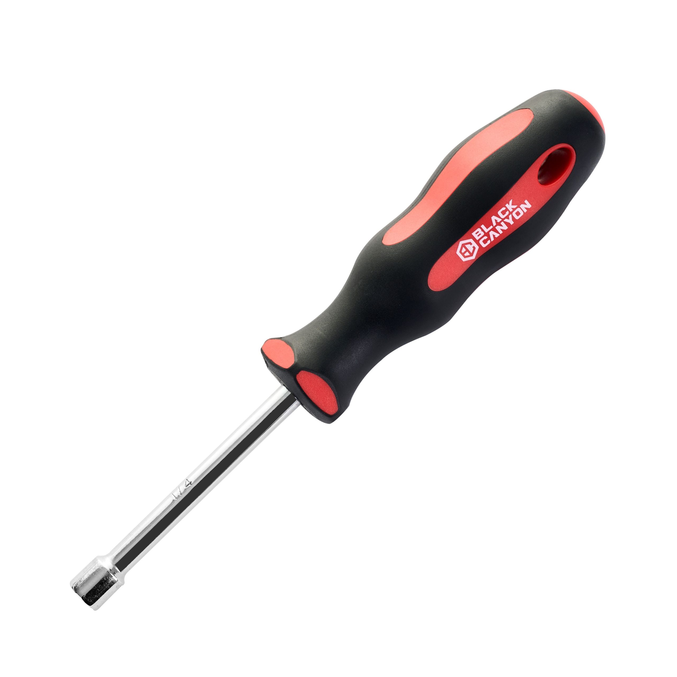 1/4″ Nut Driver, Magnetic Socket, Hollow Shank, Comfort Grip