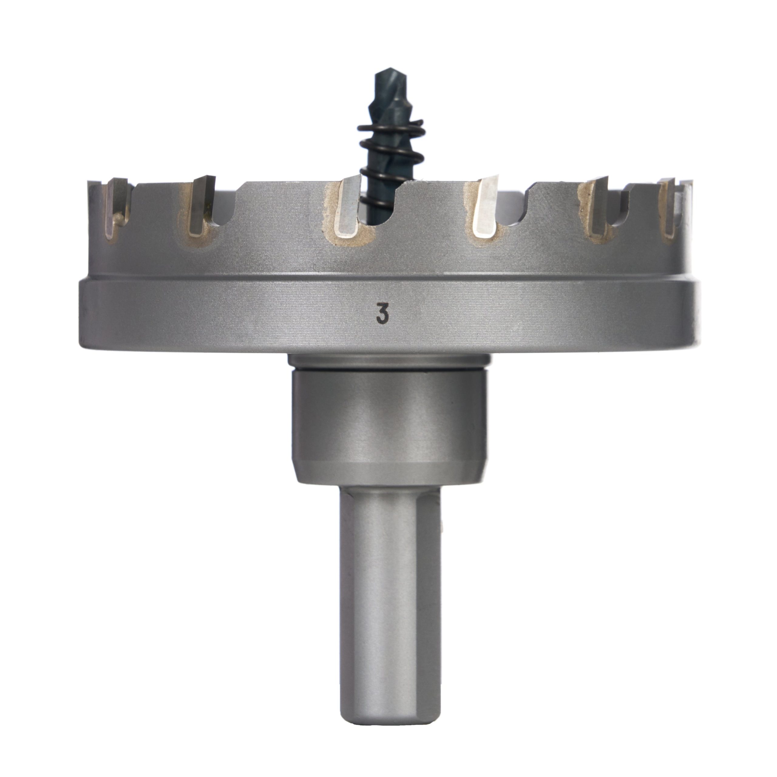 3″ Carbide Hole Cutter, 3-Flat Shank, 1 pc