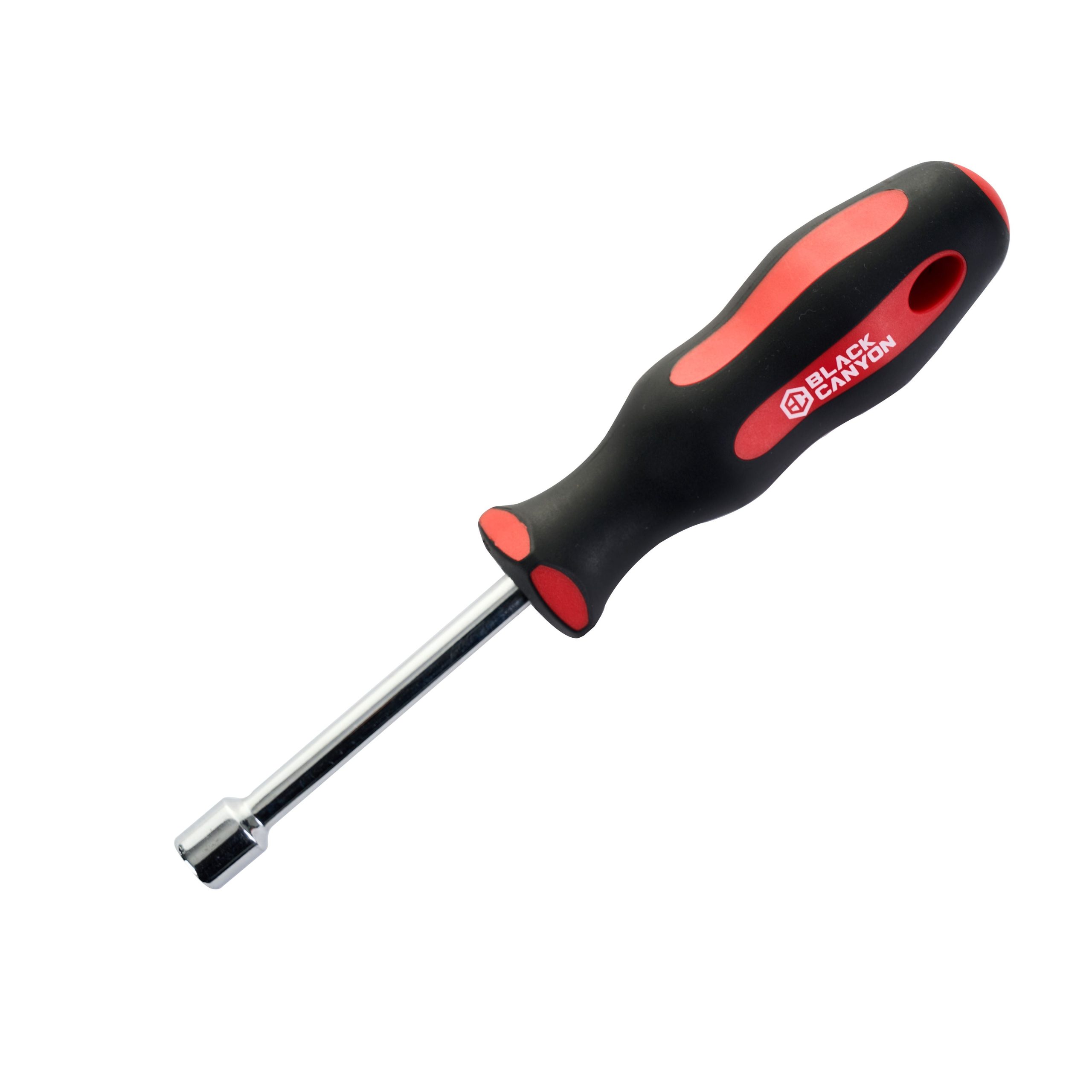 8mm Nut Driver, Magnetic Socket, Hollow Shank, Comfort Grip