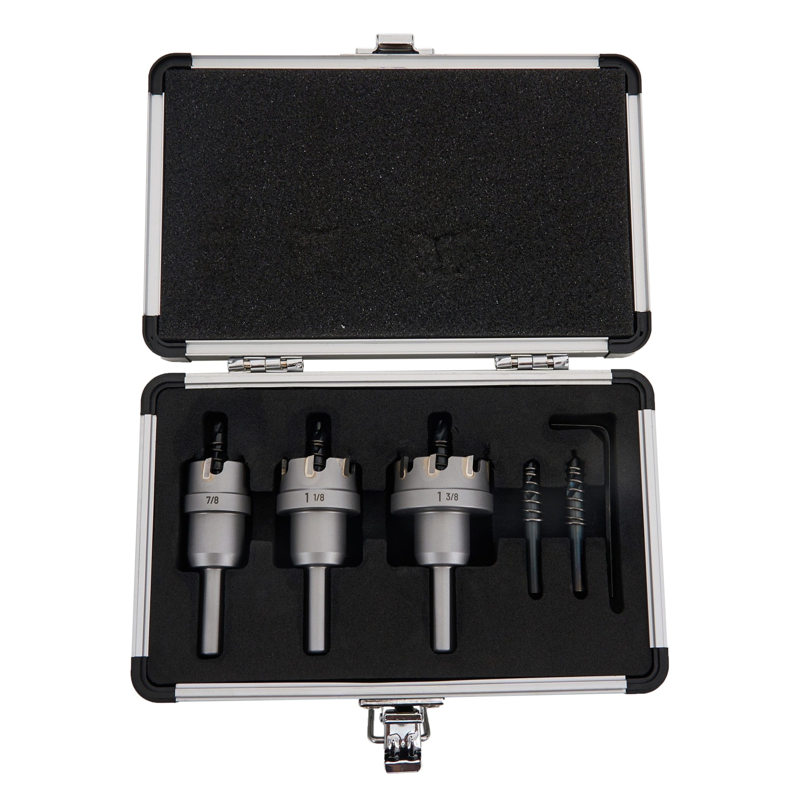 Carbide Hole Cutter Kit, 5 pcs