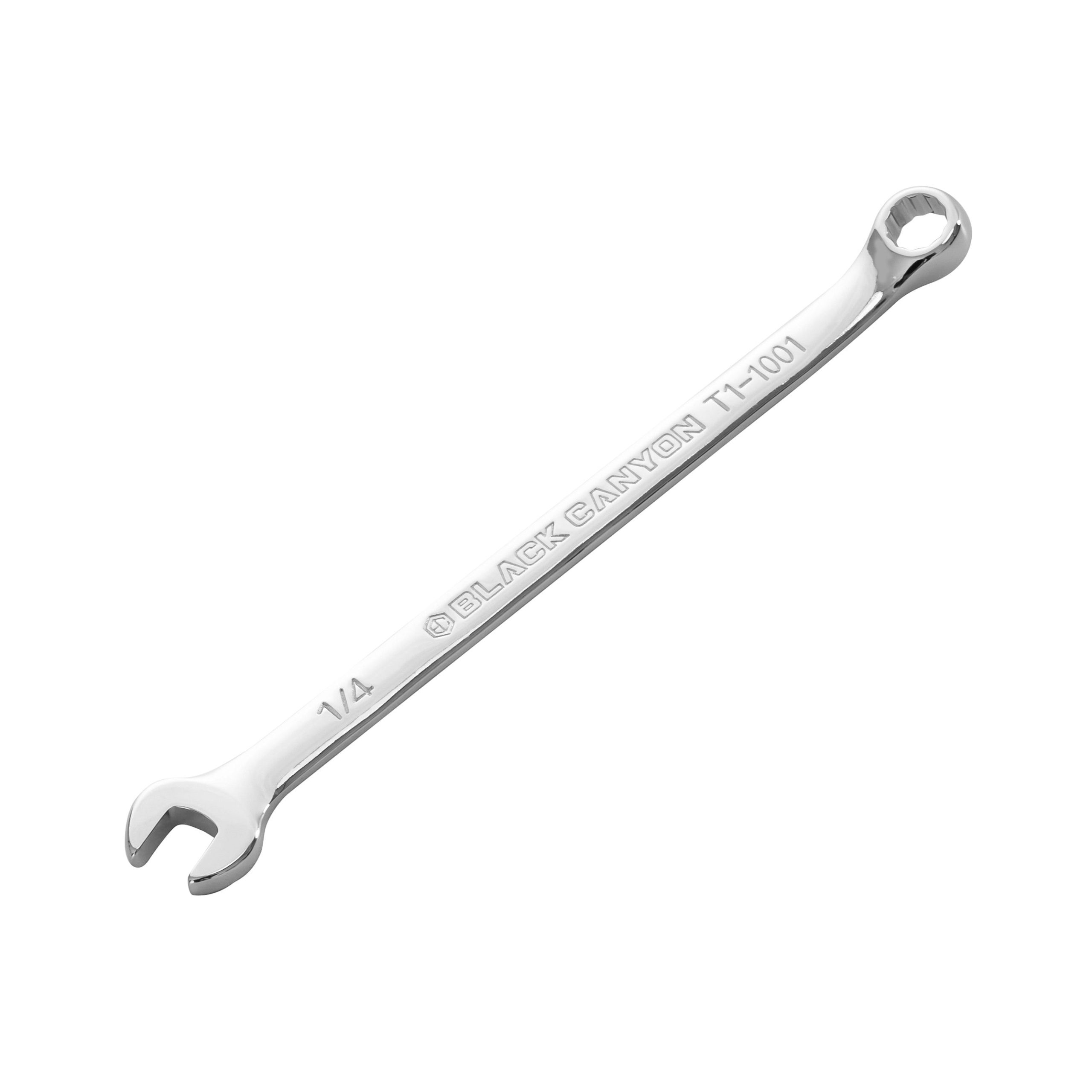 1/4″ Combination Wrench, 12-Point Box End & Hex Opening