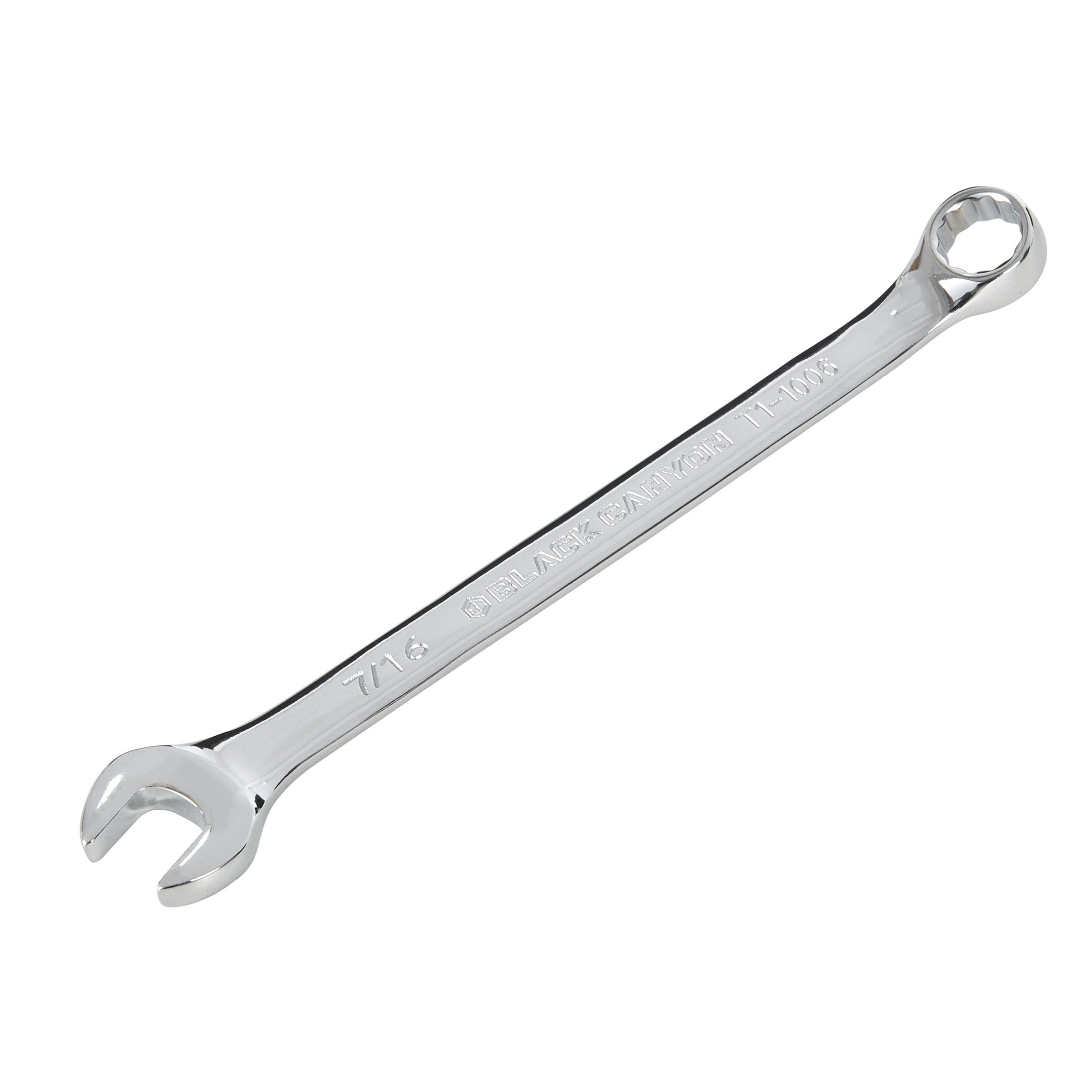 7/16″ Combination Wrench, 12-Point Box End & Hex Opening