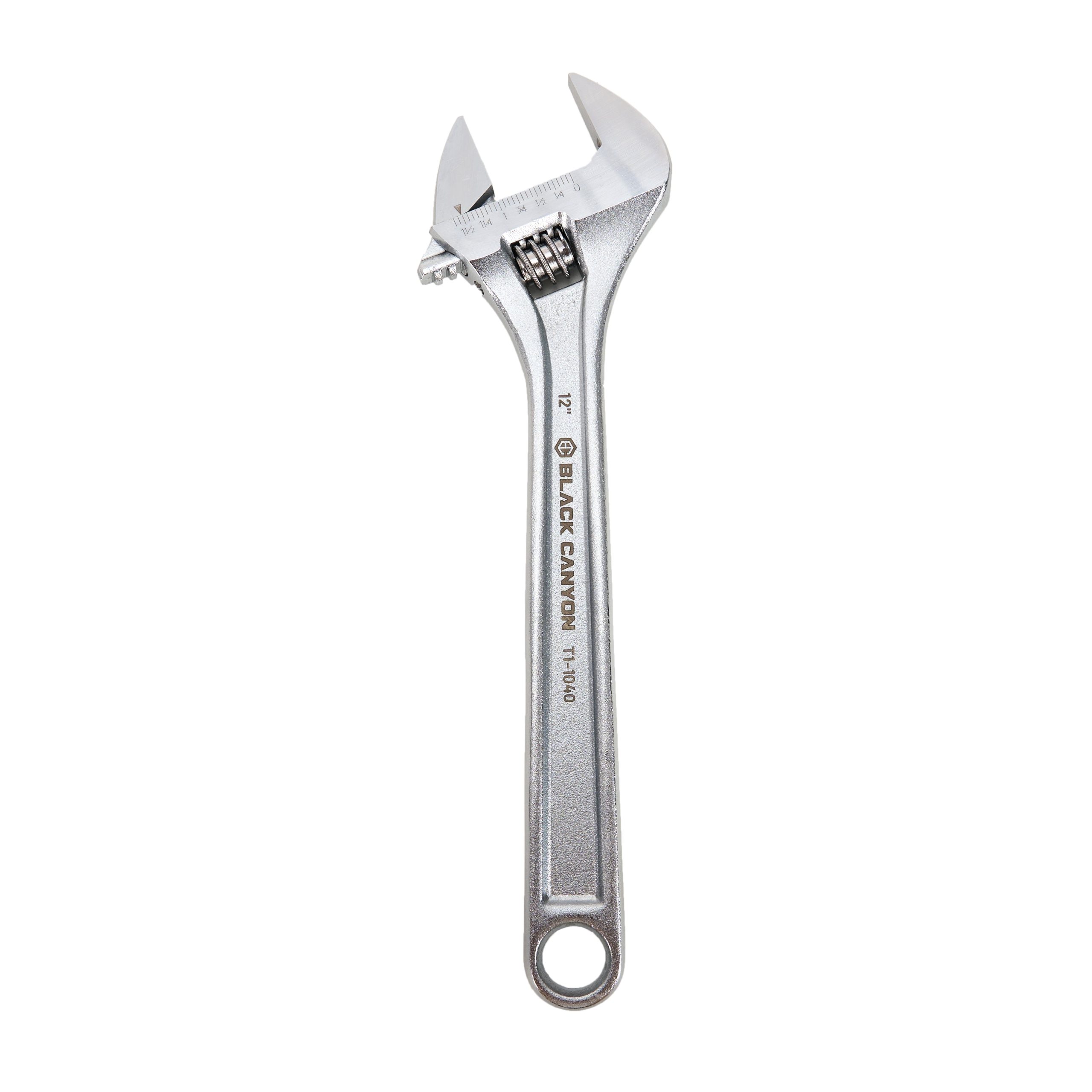 12″ Adjustable Wrench, 1-5/8″ Jaw Capacity
