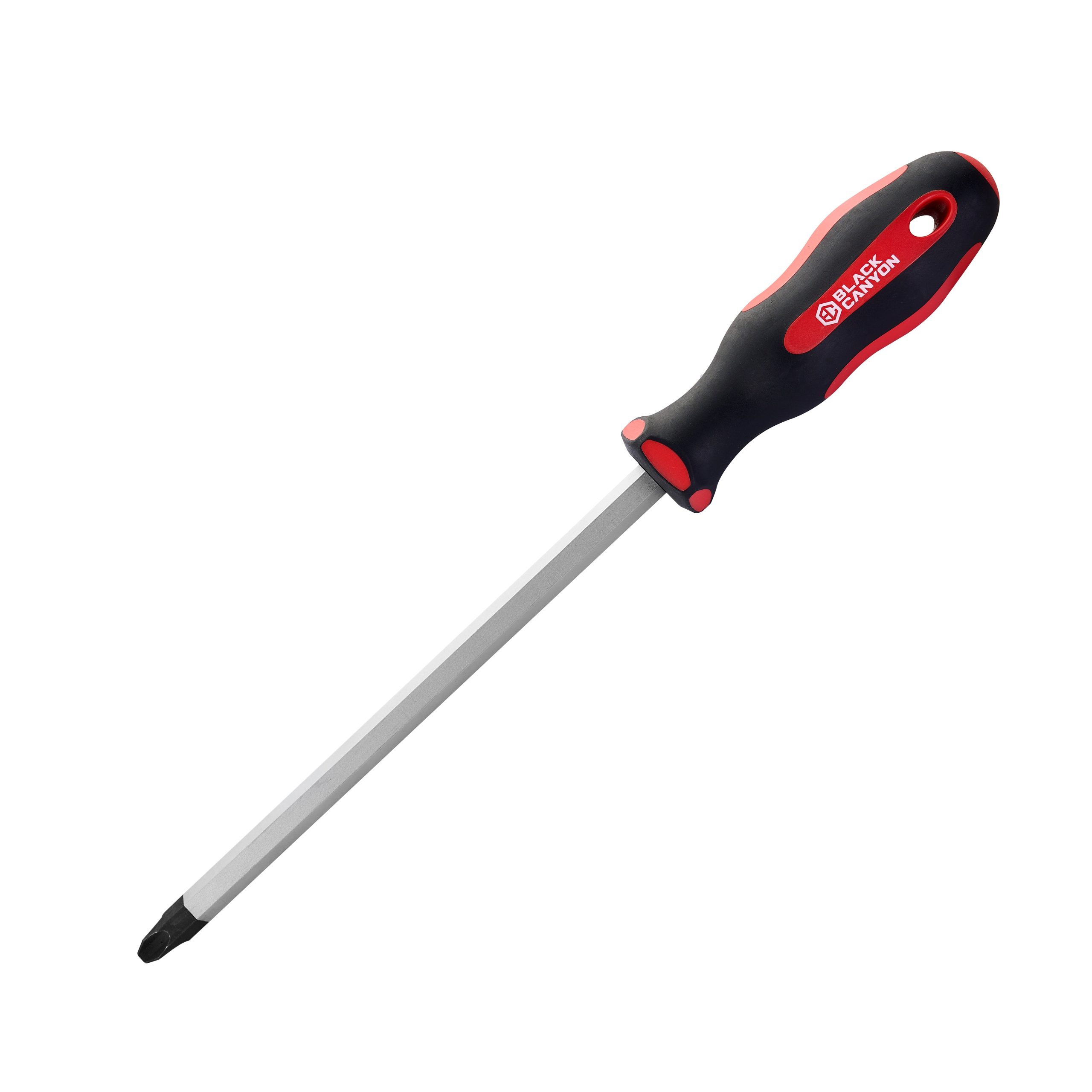 Magnetic Phillips Screwdriver #4 – Soft Grip Ergonomic Handle, 8 in Shank, 12-3/4 in Overall