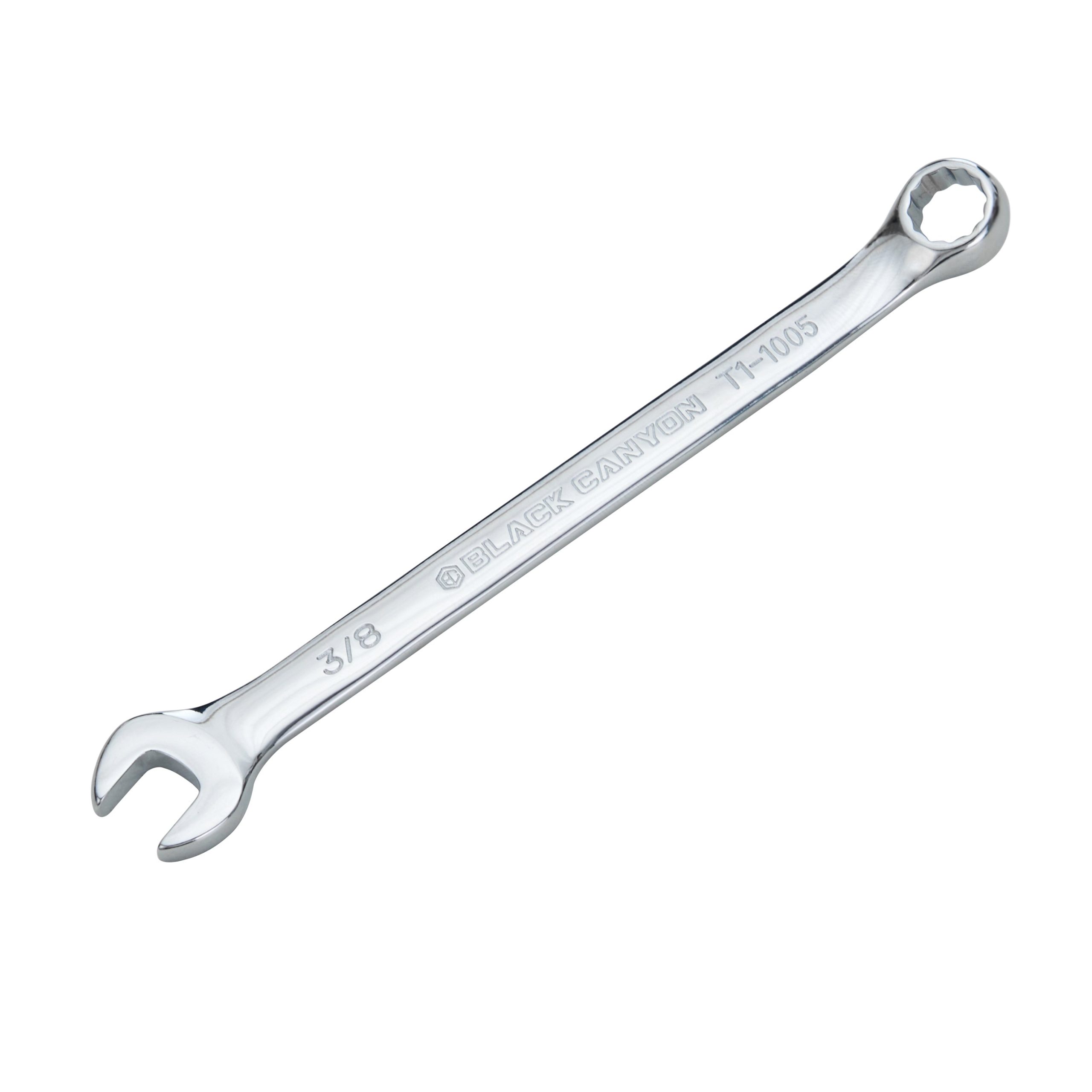 3/8″ Combination Wrench, 12-Point Box End & Hex Opening
