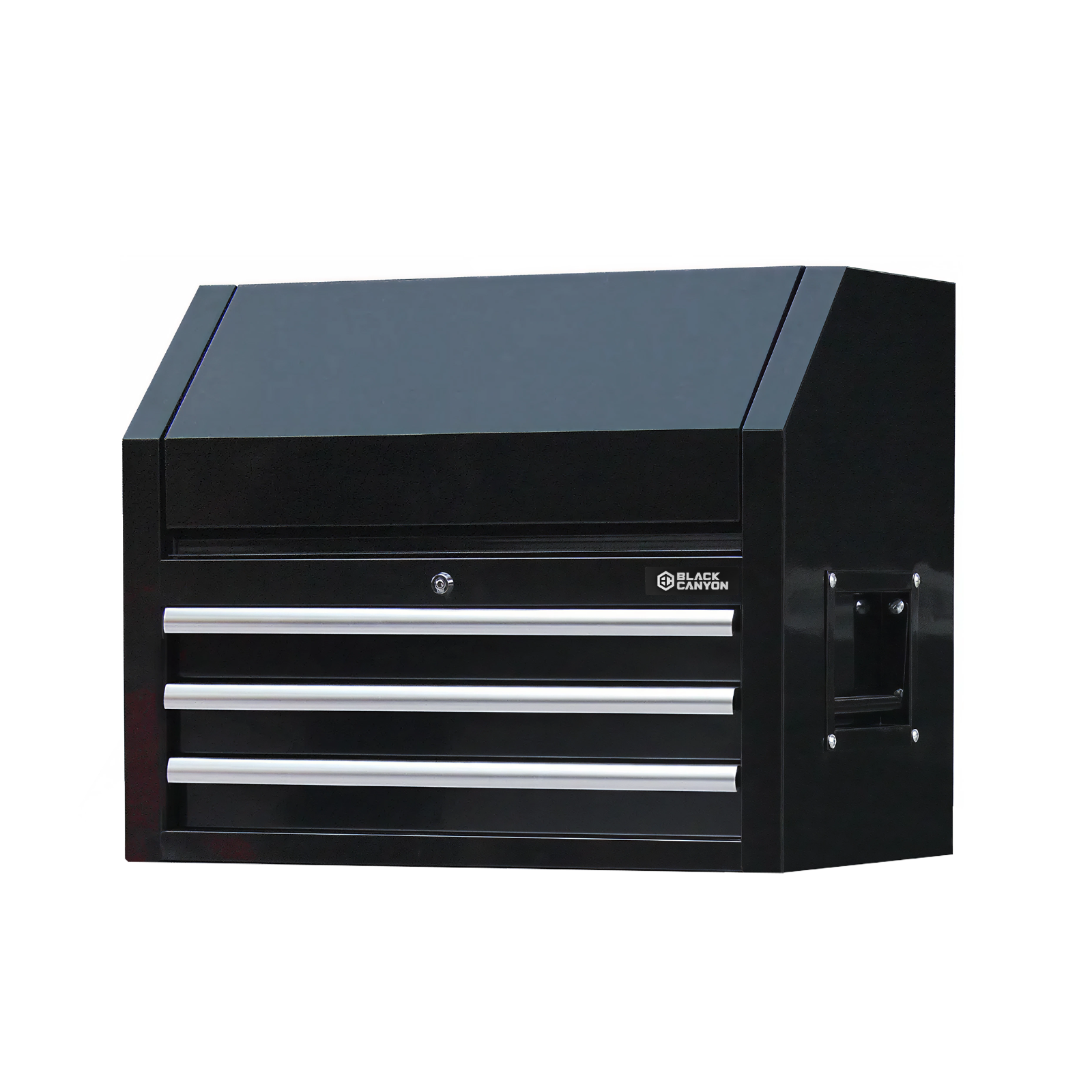 Flip-Top Chest, 3 Drawers, 27″ x 18″, Black