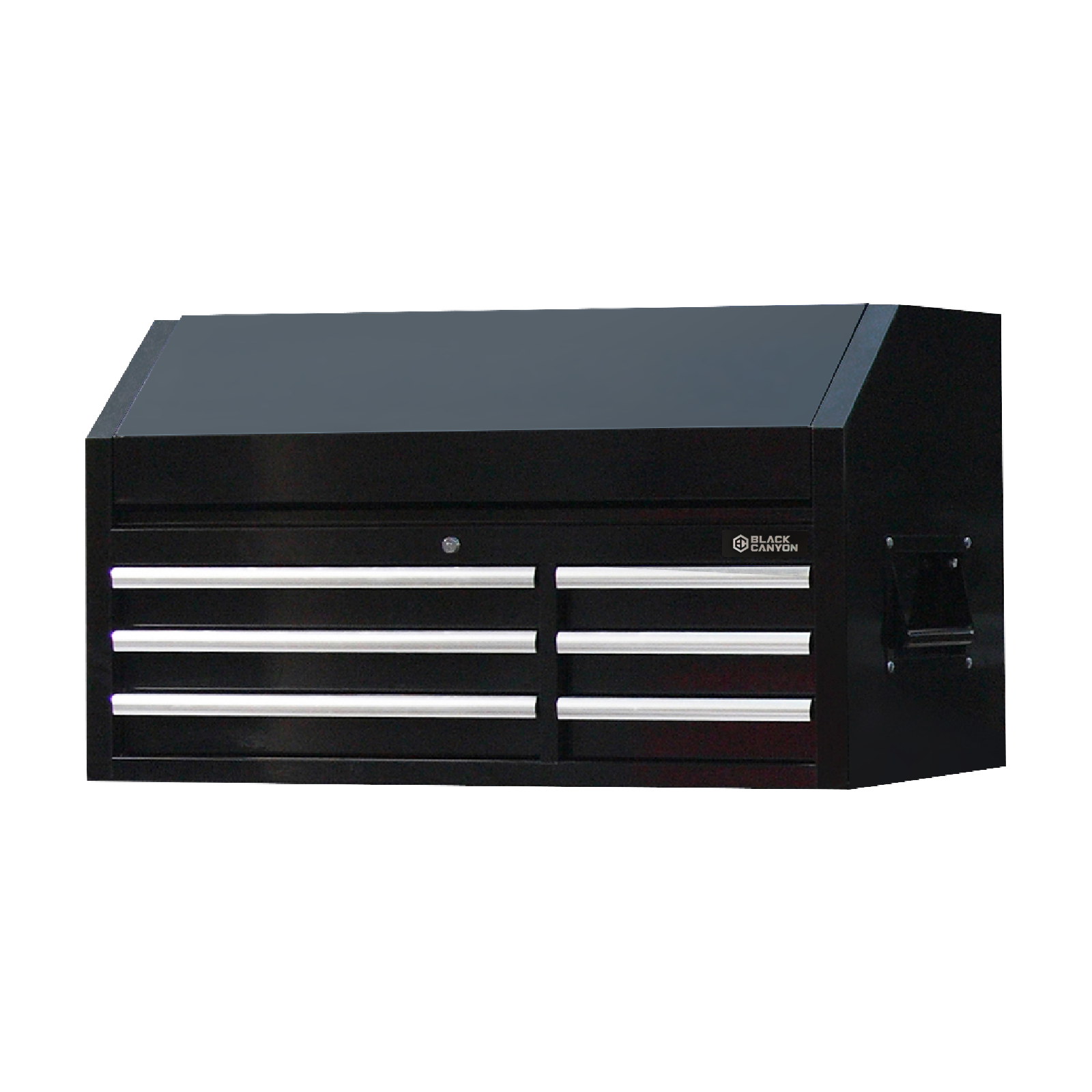 Flip-Top Chest, 6 Drawers, 42″ x 18″, Black