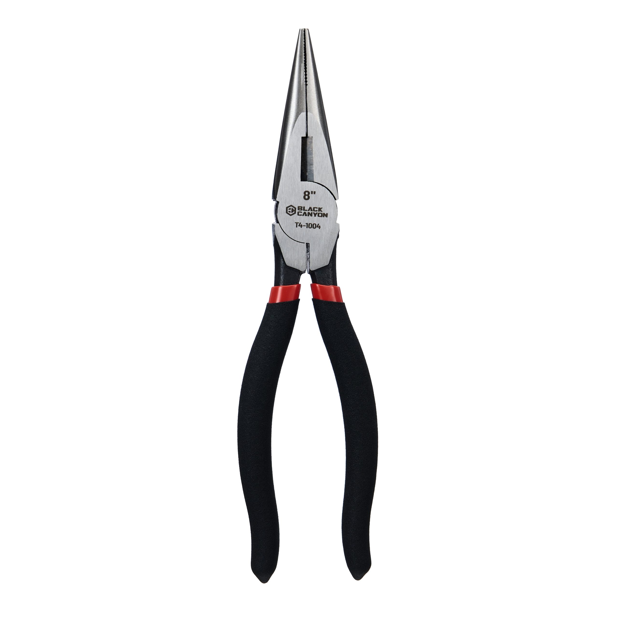 Long-Nose Pliers, 8 in Length, Comfort Grip