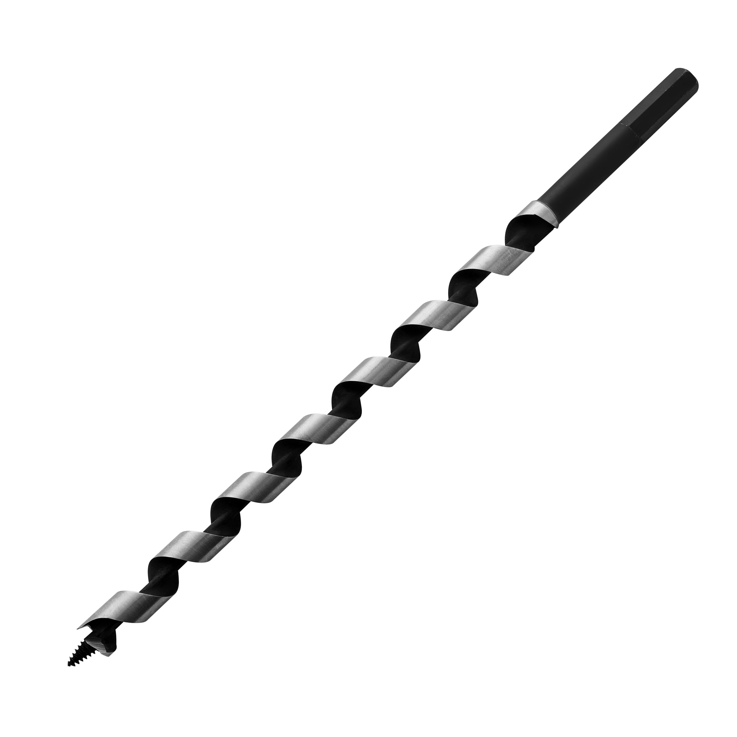 9/16 in Auger Bit, 9 in Max Drilling Depth, Hex Shank, 1 pc
