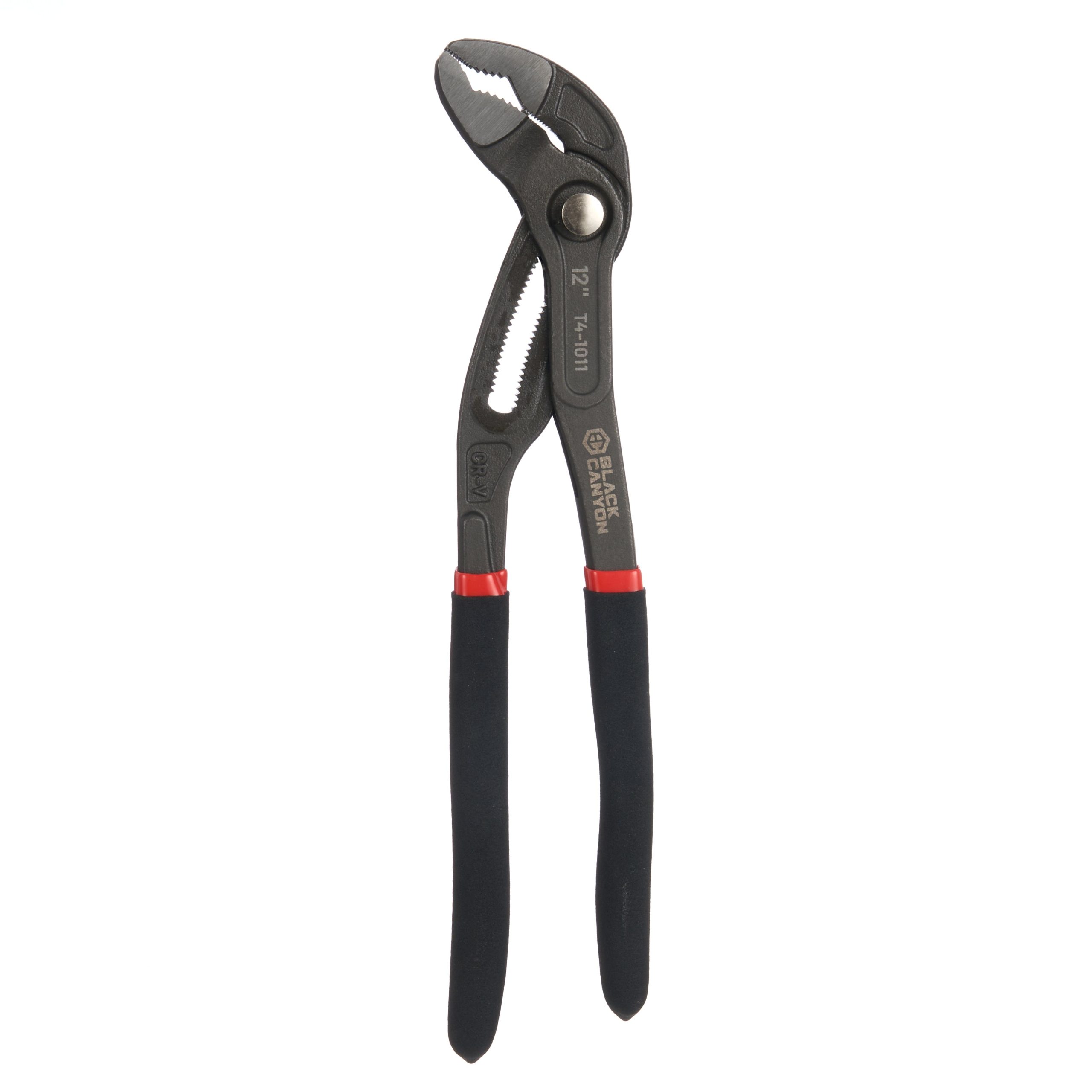 12″ Tongue & Groove Pliers w/ Push Button, Comfort Grip